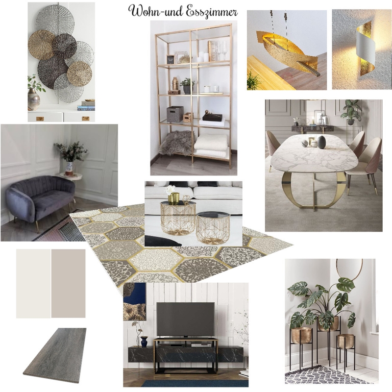 Wohn-und Esszimmer Mood Board by jill_cathrin on Style Sourcebook