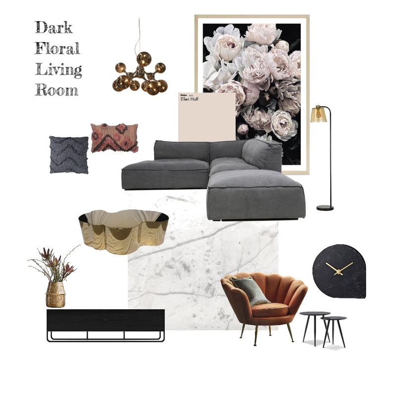 Dark Floral Mood Board by Annewong on Style Sourcebook