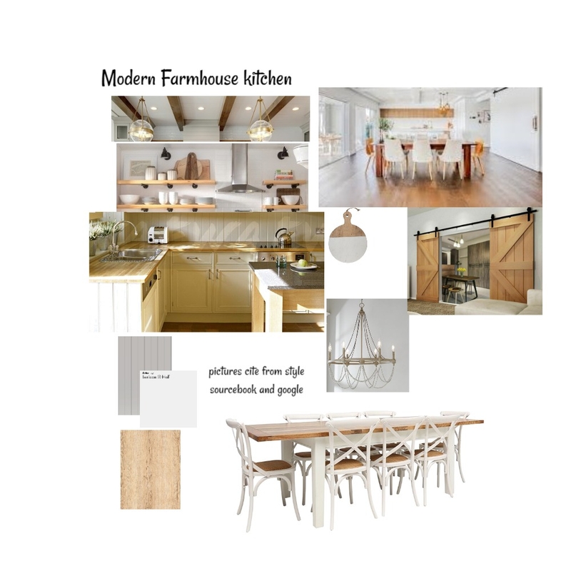 modern farmhouse mood board Mood Board by gracez1223 on Style Sourcebook