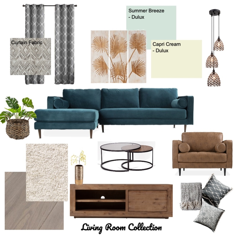 module 9 - living room design Mood Board by NV Creative Spaces on Style Sourcebook