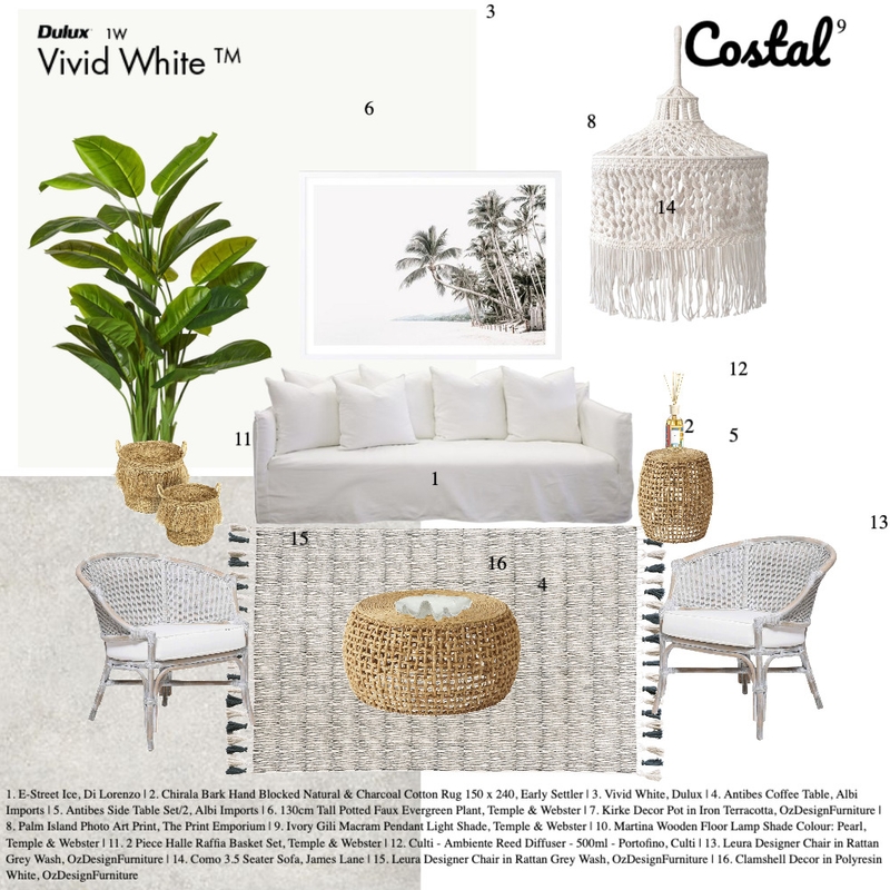 Costal Mood Board by danielmel on Style Sourcebook