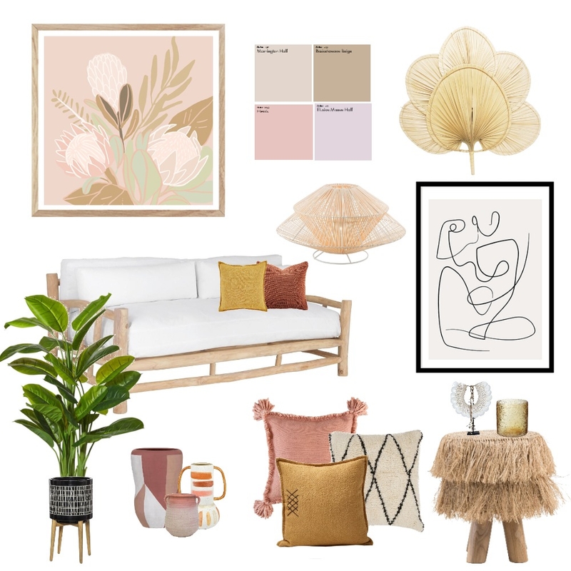 Simply Boho Mood Board by Rhea Panizon Interiors on Style Sourcebook