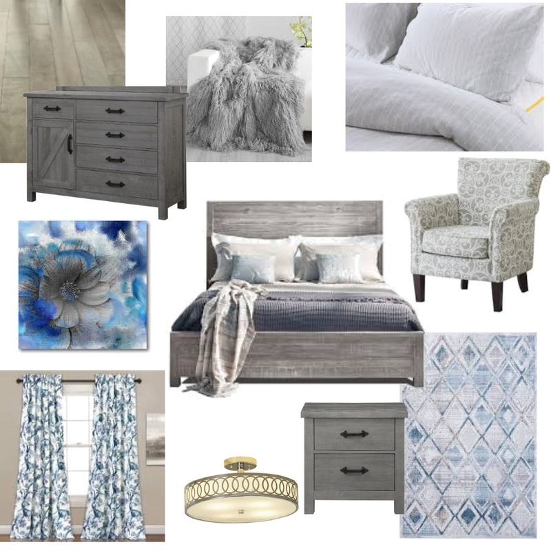 Module 9 Guest Bedroom Mood Board by AmandaH on Style Sourcebook