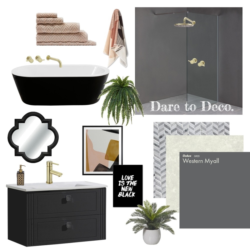 Contemporary Art Deco Bathroom Mood Board by Laura.OC on Style Sourcebook