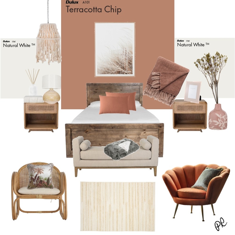 Terracotta Boho Mood Board by Polina on Style Sourcebook