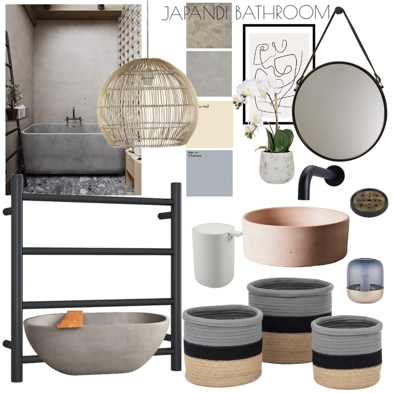 Japandi Moodboard Mood Board by Beatrix Studio on Style Sourcebook