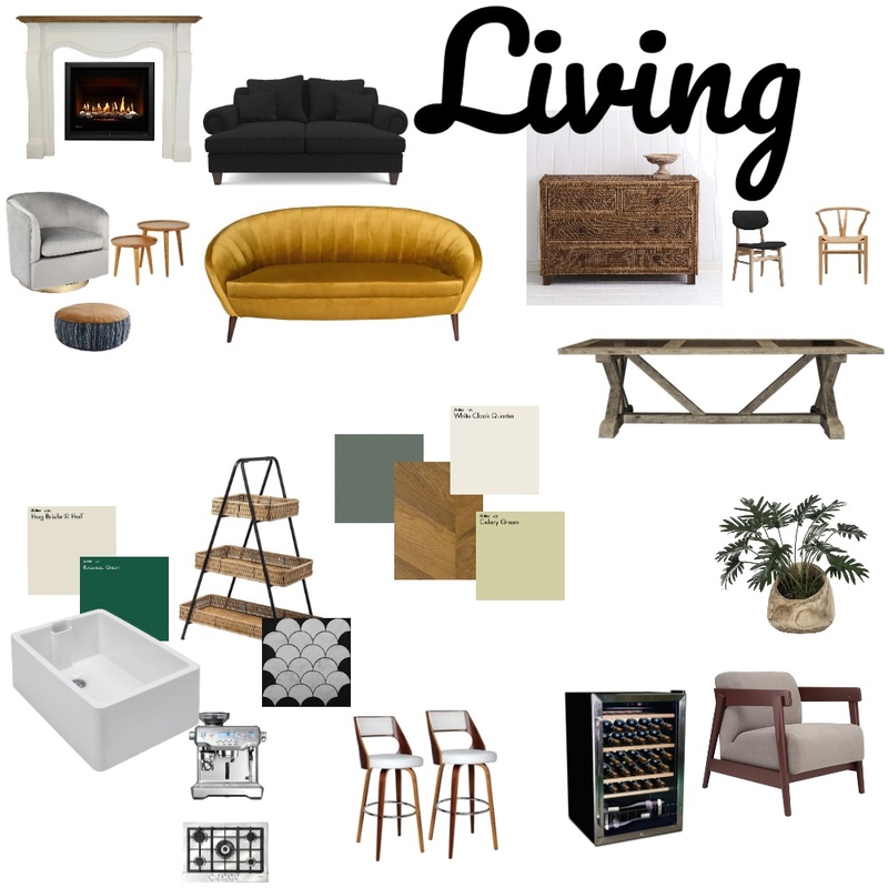 Open Plan Living Plasturton Mood Board by Clodagh on Style Sourcebook