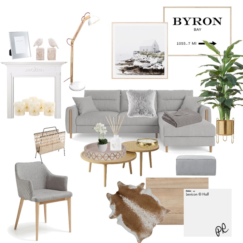 Scandi Living Room Mood Board by Polina on Style Sourcebook