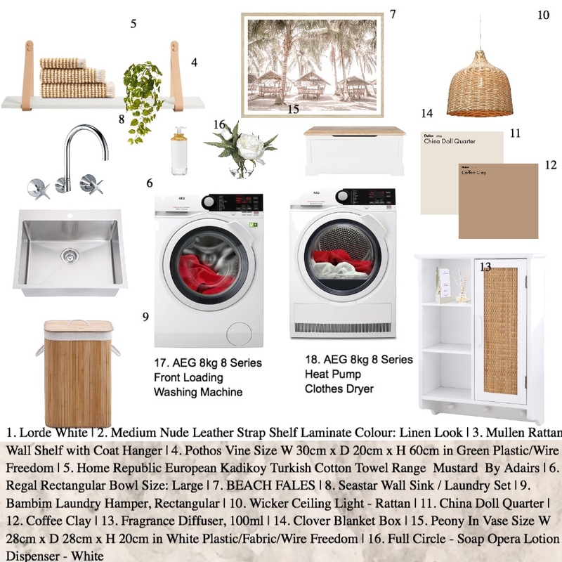 Laundry Mood Board by jordantownley on Style Sourcebook