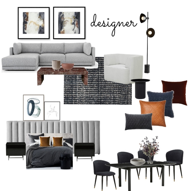 DENNIS DESIGNER MOOD BOARD Mood Board by NatFrolla on Style Sourcebook