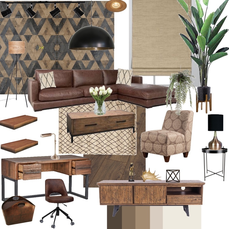 RUSTIC LIVING ROOM Mood Board by YANNII on Style Sourcebook