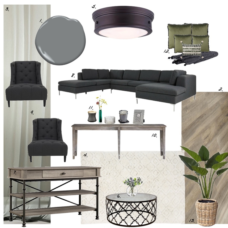 Room #1 Living Room Mood Board by Bayer Interiors on Style Sourcebook