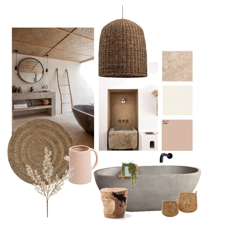 Wabi Sabi Bathroom Mood Board by Sophie Lock on Style Sourcebook