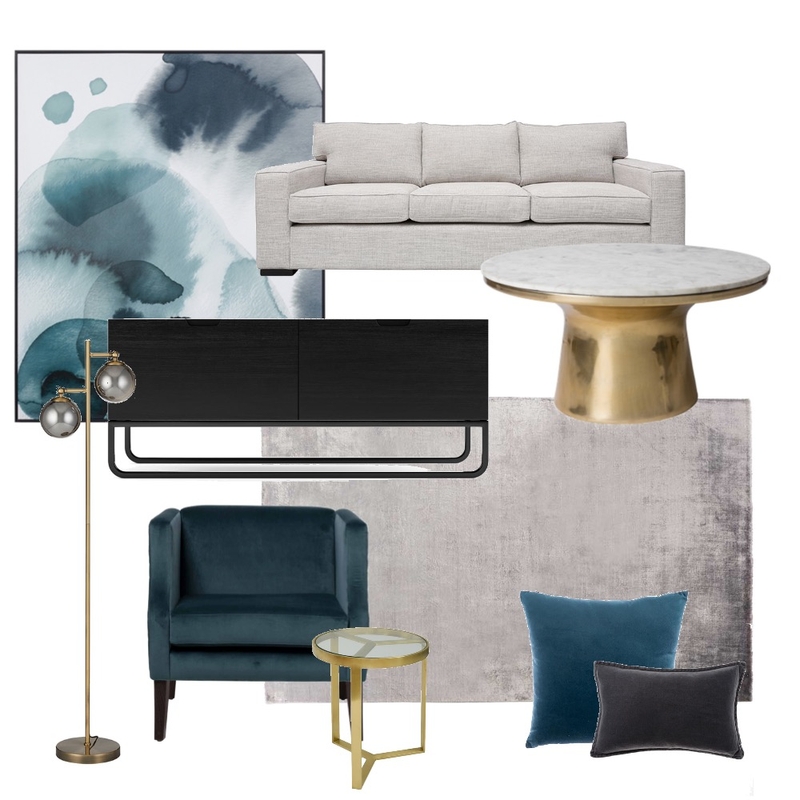 luxe living space Mood Board by Flawless Interiors Melbourne on Style Sourcebook