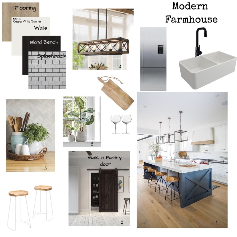 Modern Farmhouse Mood Board by mikaylarose on Style Sourcebook