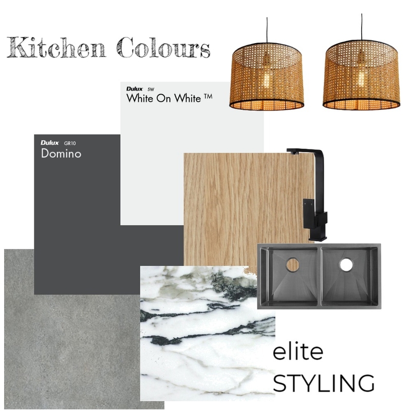 Kitchen Colours Mood Board by Elite Styling on Style Sourcebook