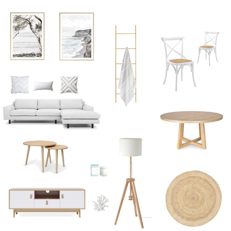 Coastal Living Area Mood Board by Lucy's Home Interiors on Style Sourcebook