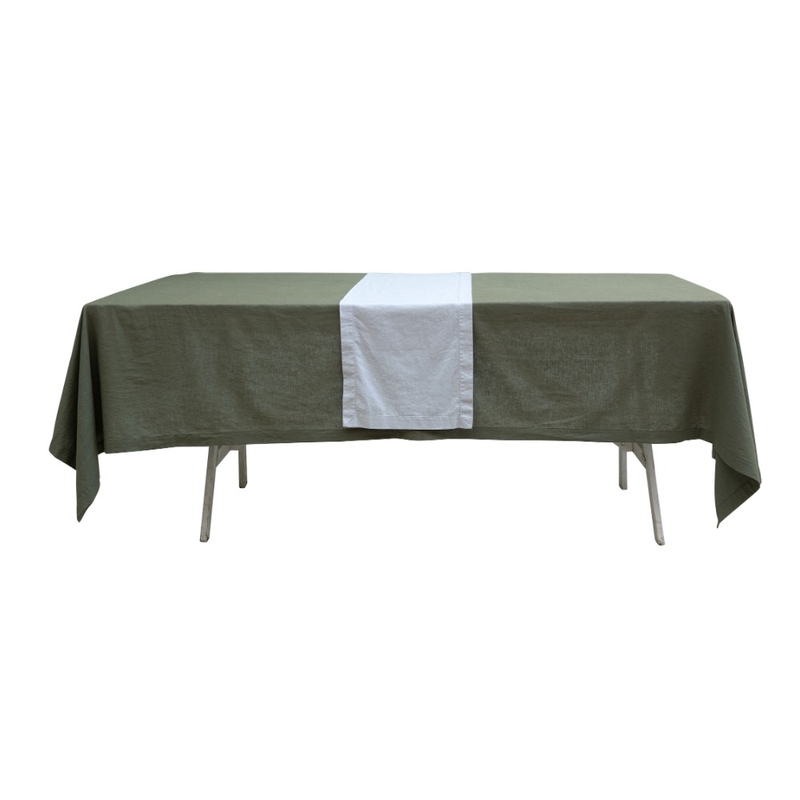 ATLINIA LINEN TABLECLOTH in KHAKI GREEN Mood Board by ATLINIA on Style Sourcebook