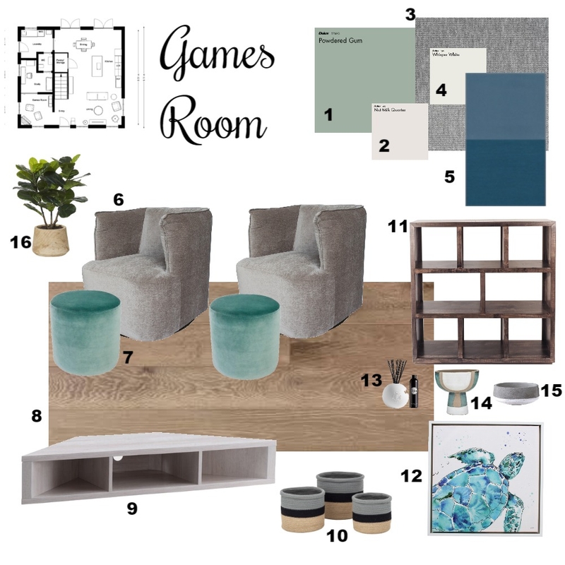 Games Room Mood Board by jasmine1808 on Style Sourcebook