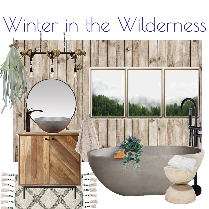 Winter Wilderness Bathroom Mood Board by Kohesive on Style Sourcebook