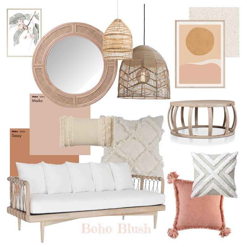 Boho Blush Mood Board by B.Wright on Style Sourcebook