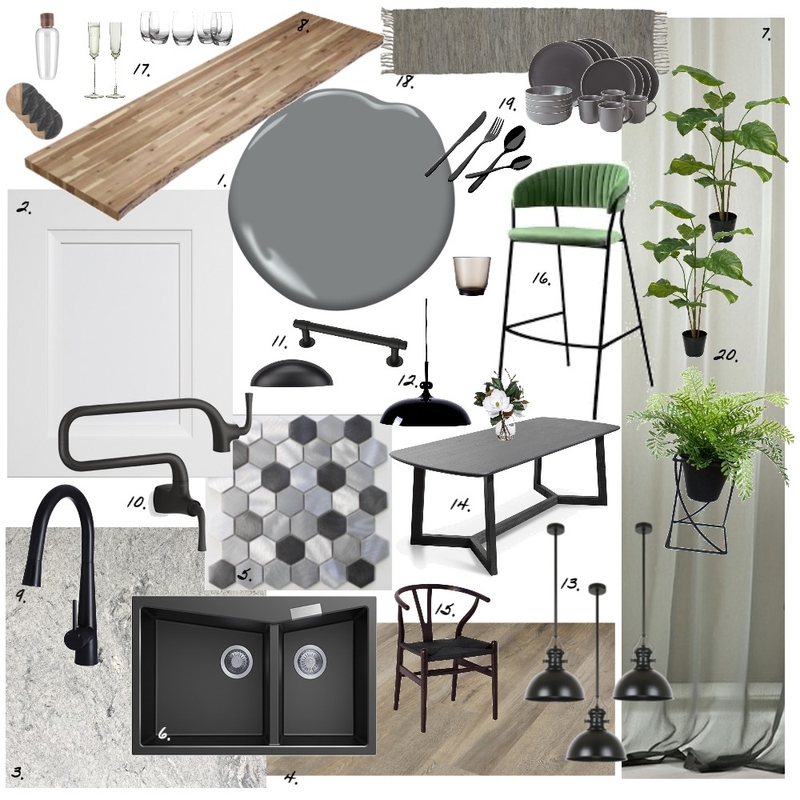 Room #2 Kitchen Mood Board by Bayer Interiors on Style Sourcebook