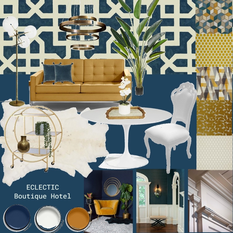 Eclectic Boutique Hotel Mood Board by Jacqueline Ross on Style Sourcebook