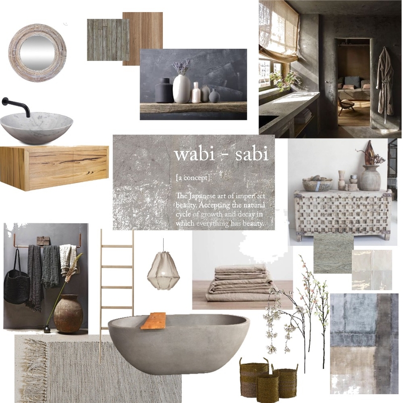 WABI SABI Mood Board by Yujin Lee on Style Sourcebook