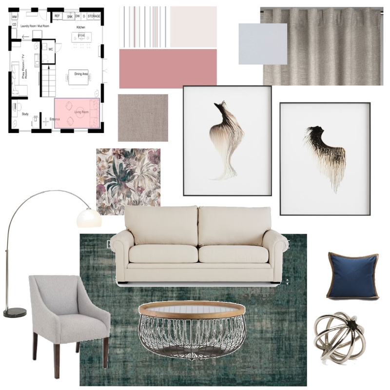 Living Room Mood Board by JaclynDK on Style Sourcebook