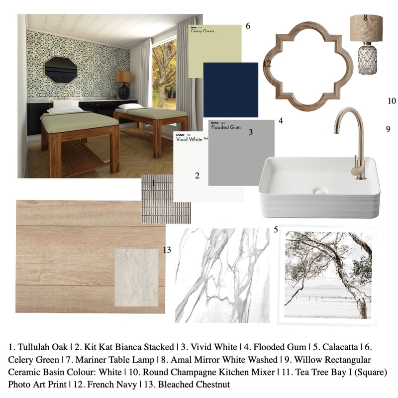 SpaWellness Hamptons Render Mood Board by Vanessa Ondaatje on Style Sourcebook