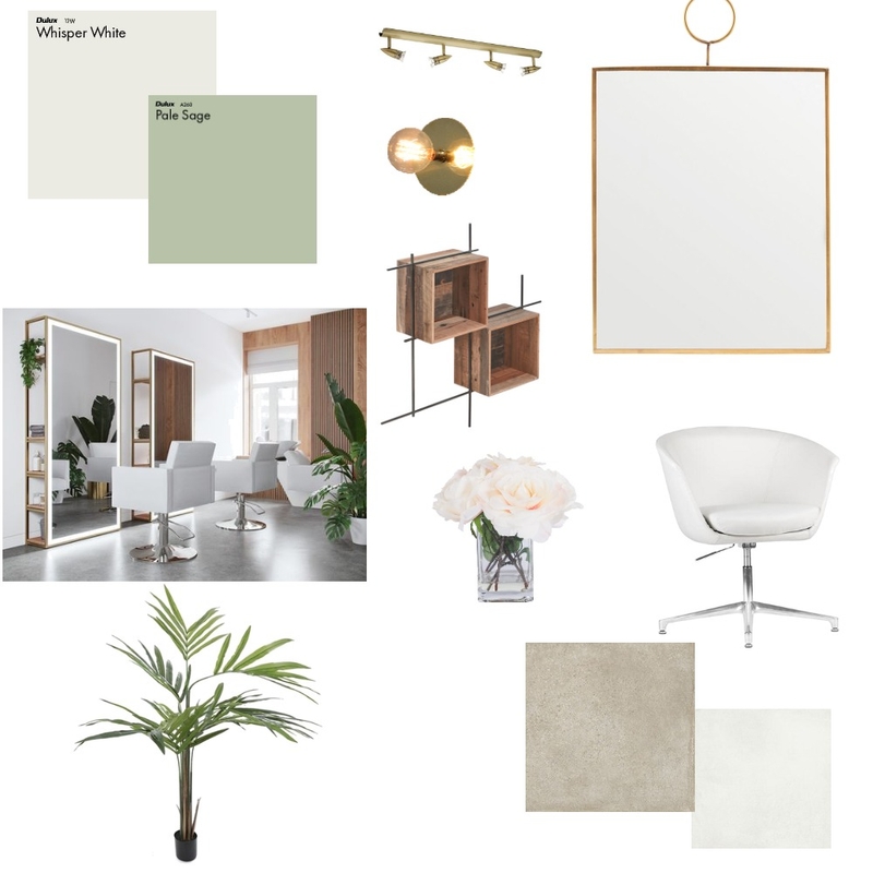 Salon Mood Board by Claudia Jane Brown on Style Sourcebook