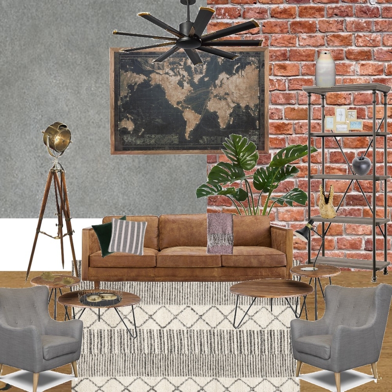 Modern Industrial Mood Board by ehubbard on Style Sourcebook