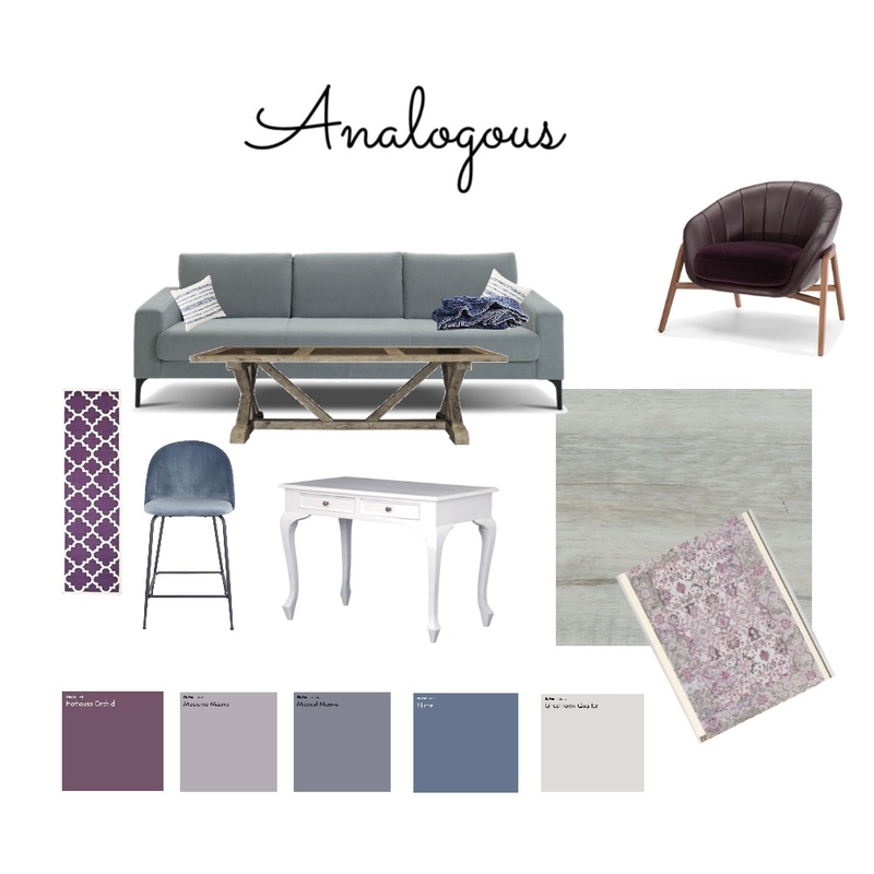 Analogous Mood Board by Kmanntai on Style Sourcebook