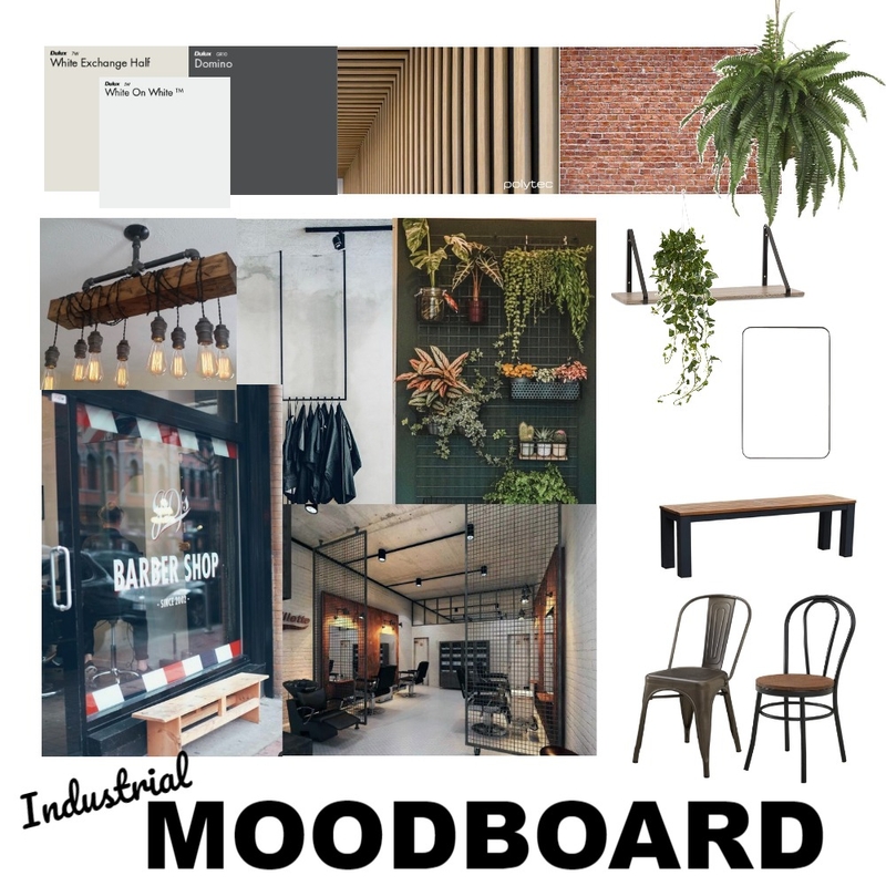 Laura's Barber Shop Mood Board by isabellemathews on Style Sourcebook