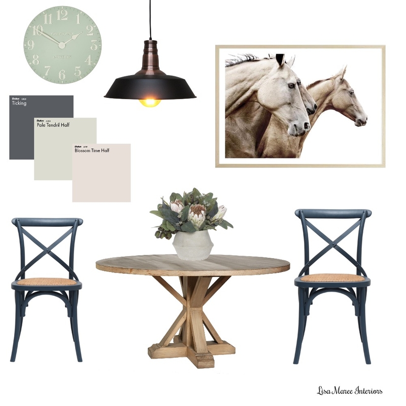 Country Dining Mood Board by Lisa Maree Interiors on Style Sourcebook