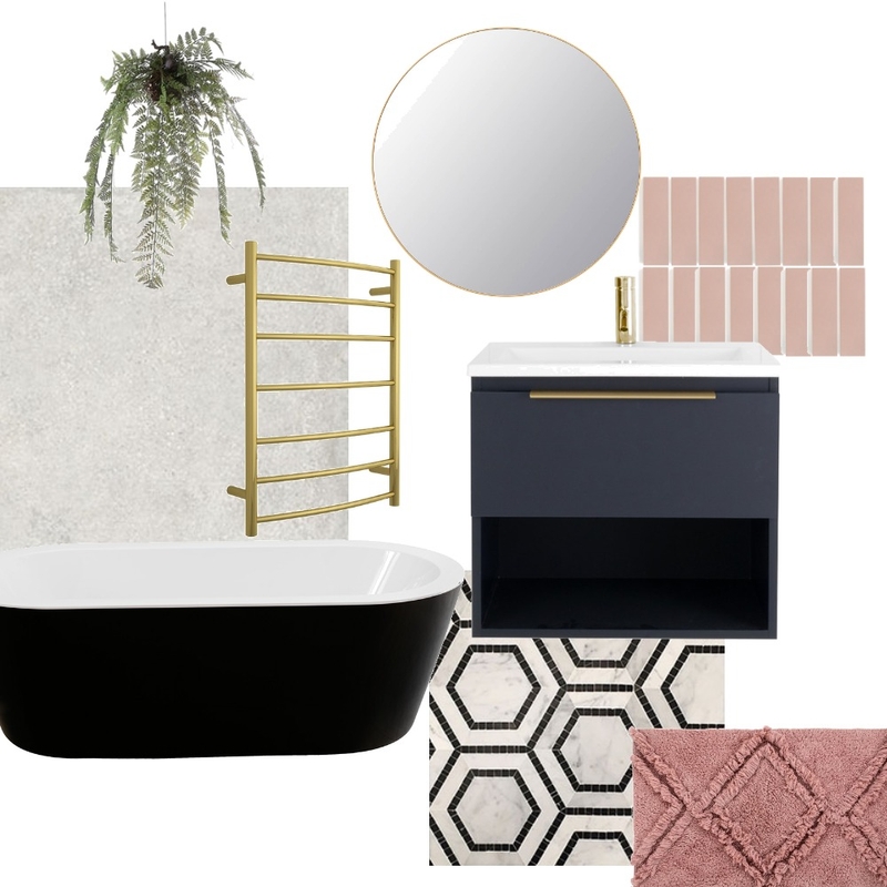 blushed bathroom Mood Board by Just GorJess Interiors on Style Sourcebook