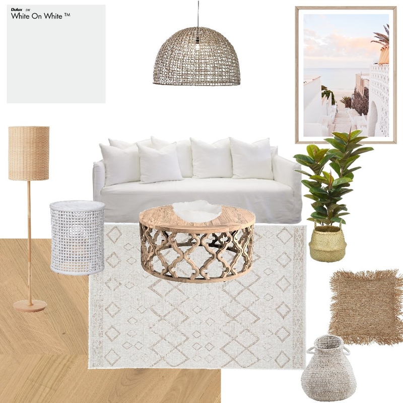 Coastal Boho Loungeroom Mood Board by CoastalDesigns_ on Style Sourcebook