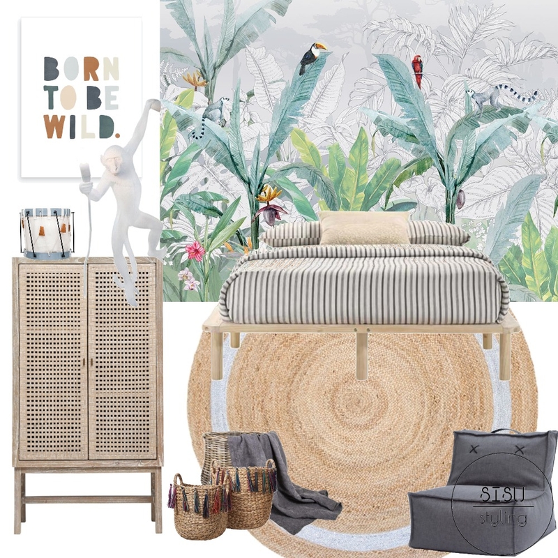 jungle kids room Mood Board by Sisu Styling on Style Sourcebook