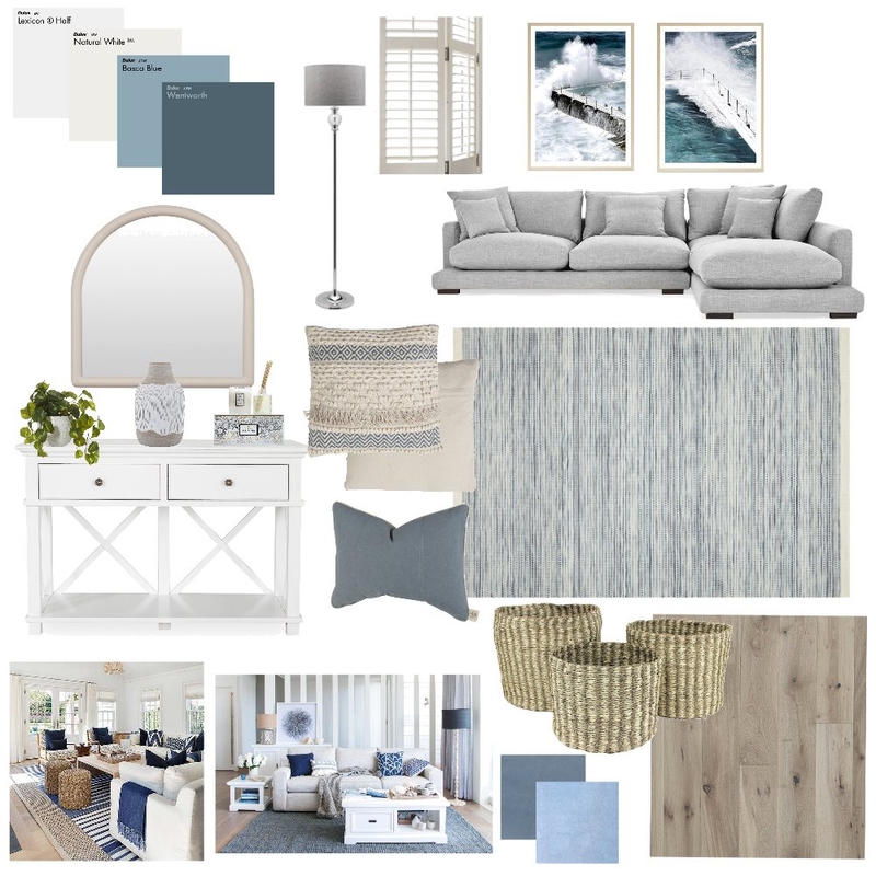 Hamptons Mood Board by Lauren Hooligan on Style Sourcebook