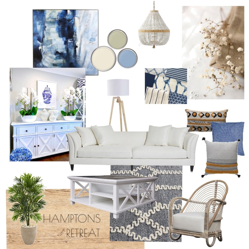 Hamptons Retreat Mood Board by Marsha on Style Sourcebook