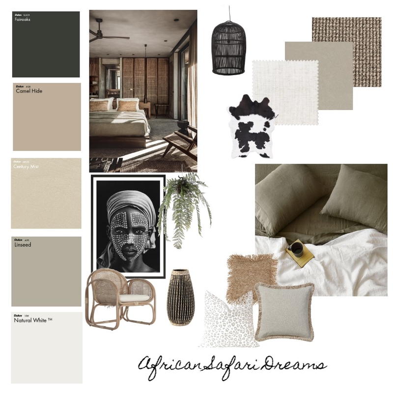 African Mood Board Mood Board by ANDRA collective on Style Sourcebook