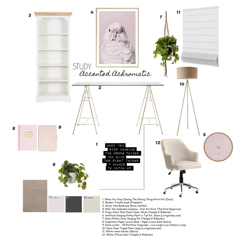 Study Mood Board by mtammyb on Style Sourcebook