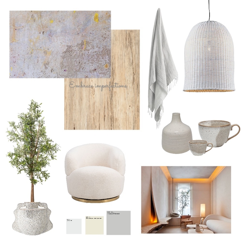 Wabi Sabi Mood Board by Katie Buttel Interiors on Style Sourcebook