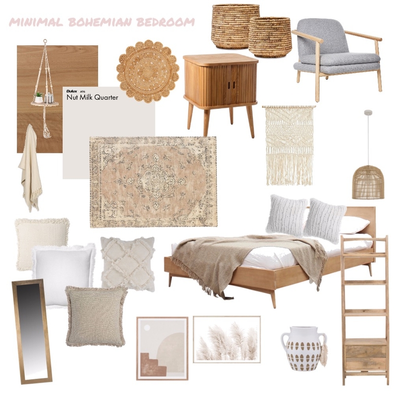 Minimal bedroom Mood Board by kyliewoolen on Style Sourcebook