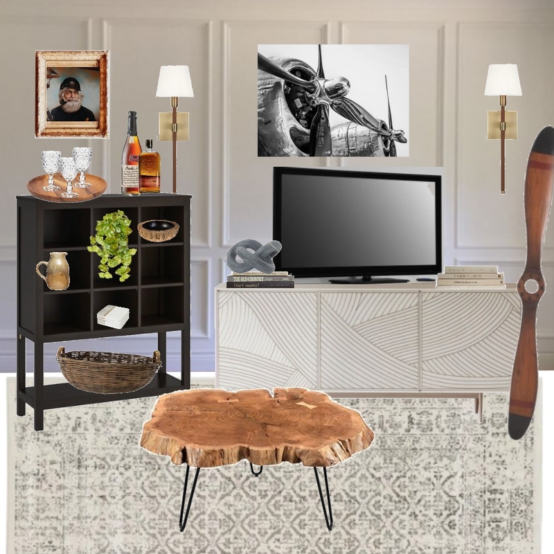 side barcart Interior Design Mood Board by leighnav