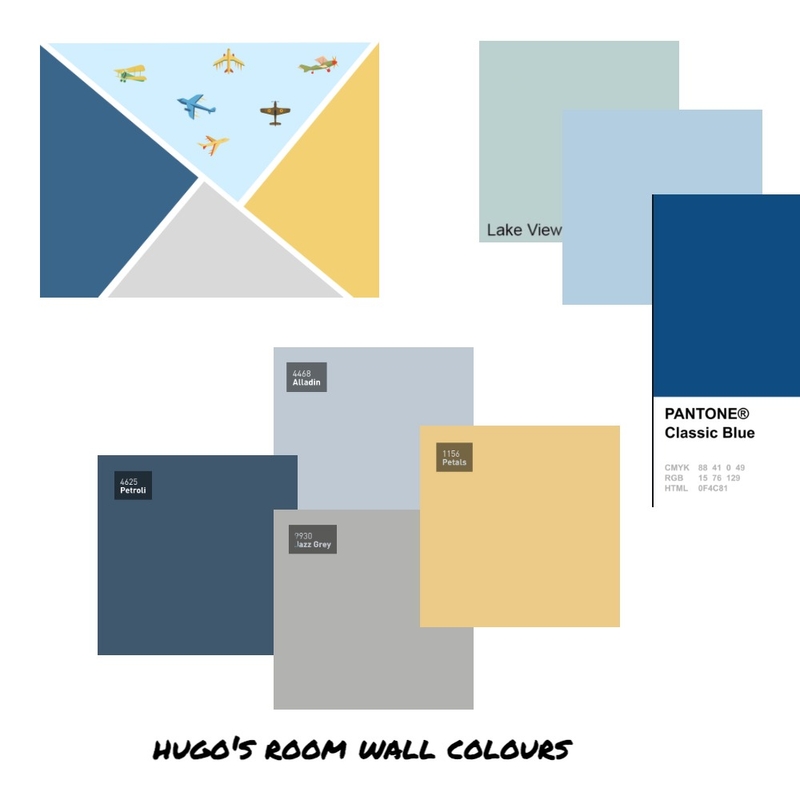 Hugos' Room Wall Colours Mood Board by Anita Smith on Style Sourcebook