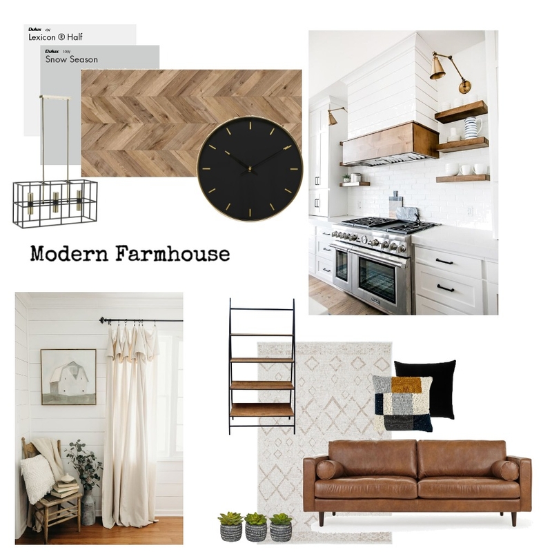 Modern Farmhouse Mood Board by hannahhbr on Style Sourcebook