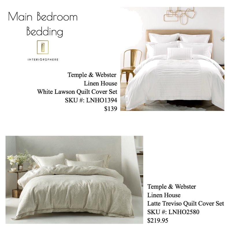 34 Tunstall Ave Kensington Master Bedroom Bedding Mood Board by jvissaritis on Style Sourcebook