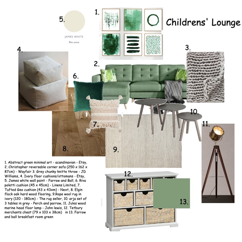 IDI 9 CHILDRENSLOUNGE Mood Board by louisagoldman1 on Style Sourcebook