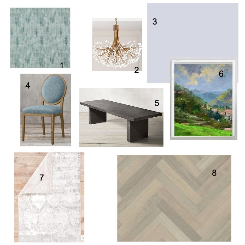 Dining Room Sample Board Mood Board by sherilynndashwood on Style Sourcebook